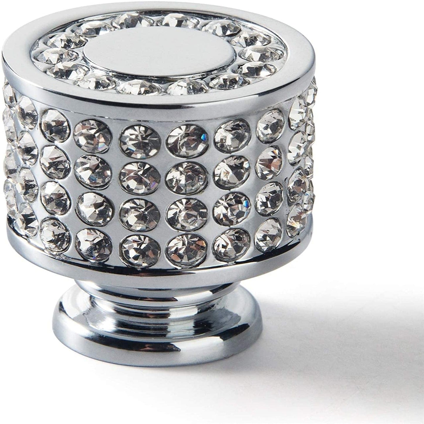 Rhinestone Drawer Knob Luxurious Cabinet Knob Imitation Diamond Wardrobe Door knobs 6 Pack