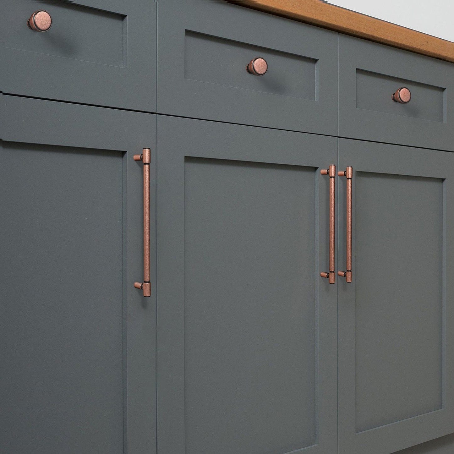 Retro Bar Handle for Dresser Cupboard Vintage Bronze Ancient Pull 6 Pack