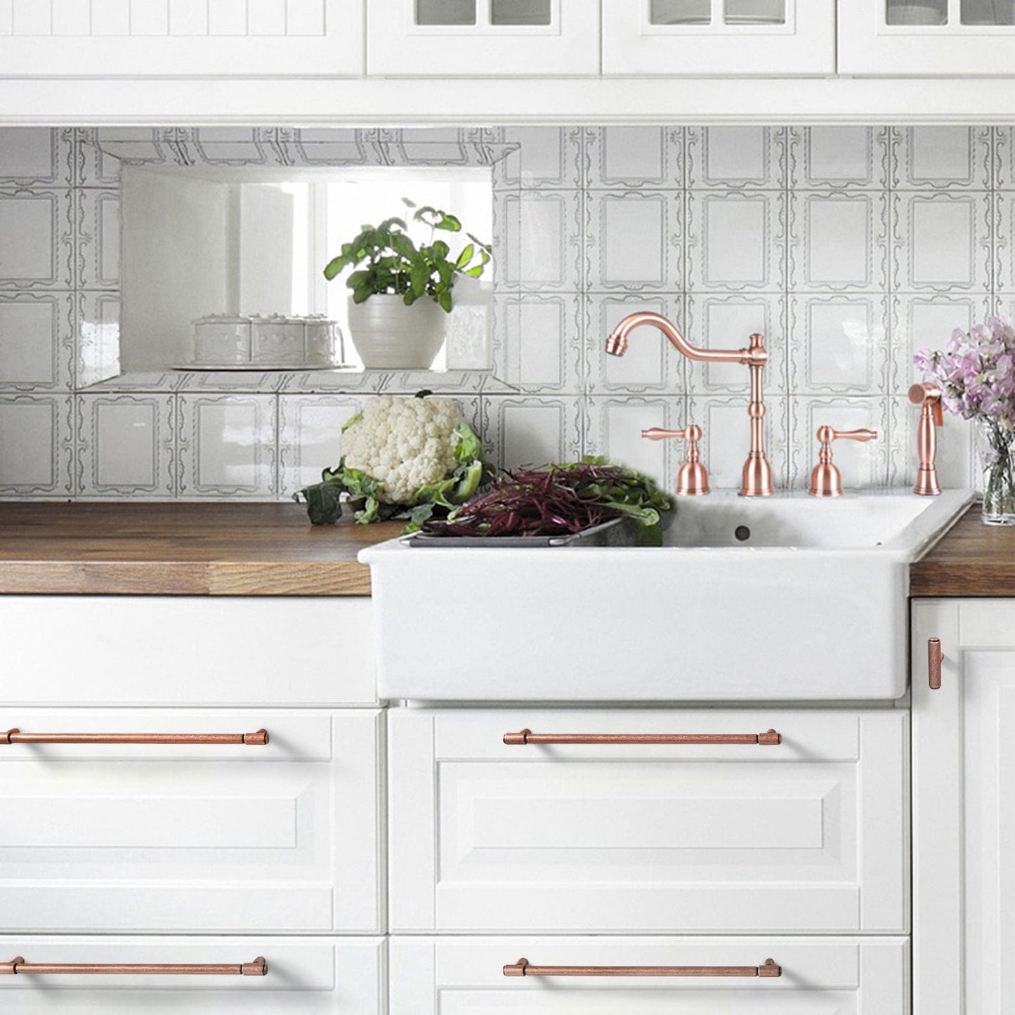 Retro Bar Handle for Dresser Cupboard Vintage Bronze Ancient Pull 6 Pack