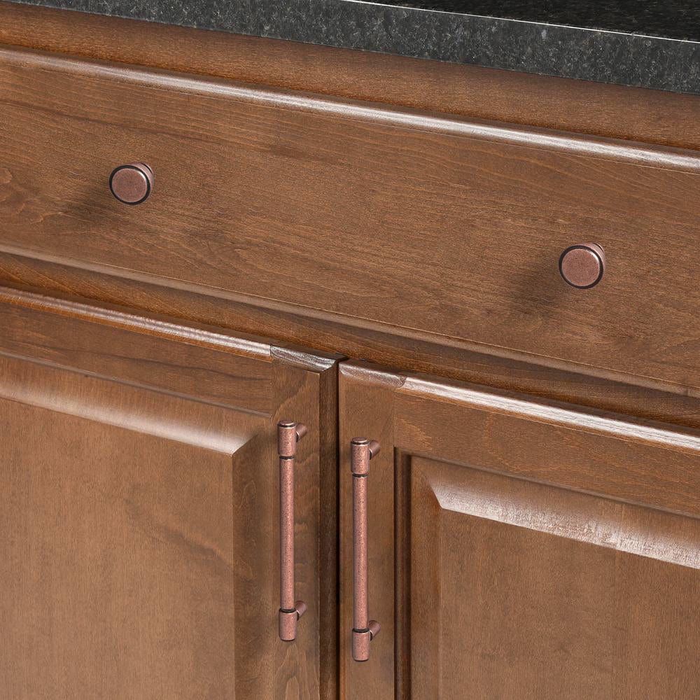 Retro Bar Handle for Dresser Cupboard Vintage Bronze Ancient Pull 6 Pack