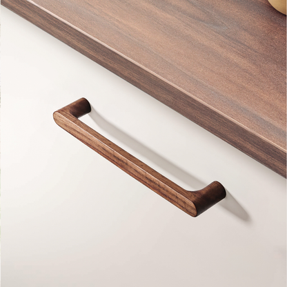 Wooden Cabinet Handles Walnut Wardrobe Pulls Oak