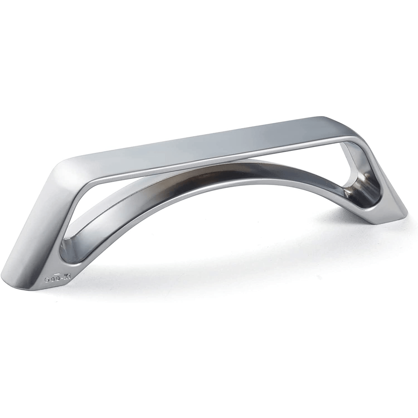 Matte Chrome Unique Hollow Design Cabinet Pulls 6 Pack