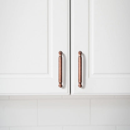 Antique Brass Cabinet Pulls Vintage Copper Drawer Knobs