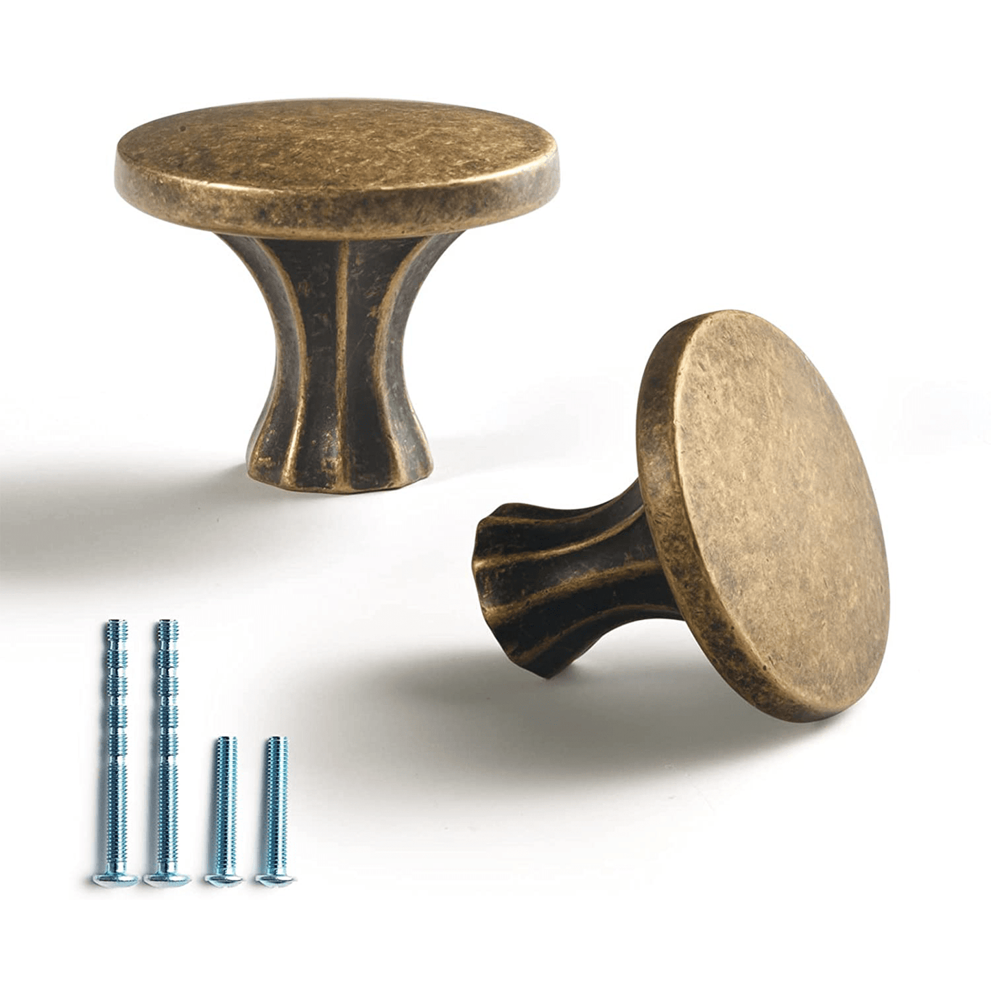 Distressed Antique Brass Cabinet Pulls American Style Drawer Pulls Retro Furniture Knob