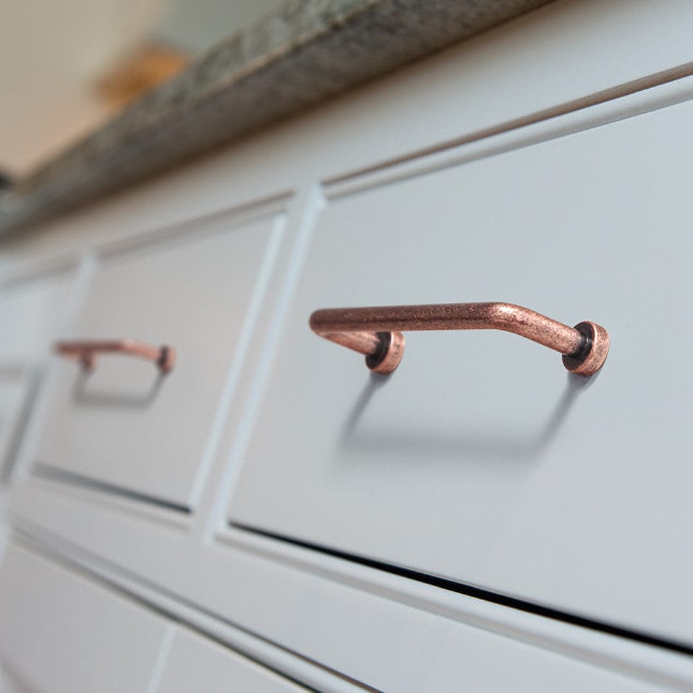Antique Rustic Vintage Cabinet Bar Pulls Decorative Drawer Handles 6 Pack