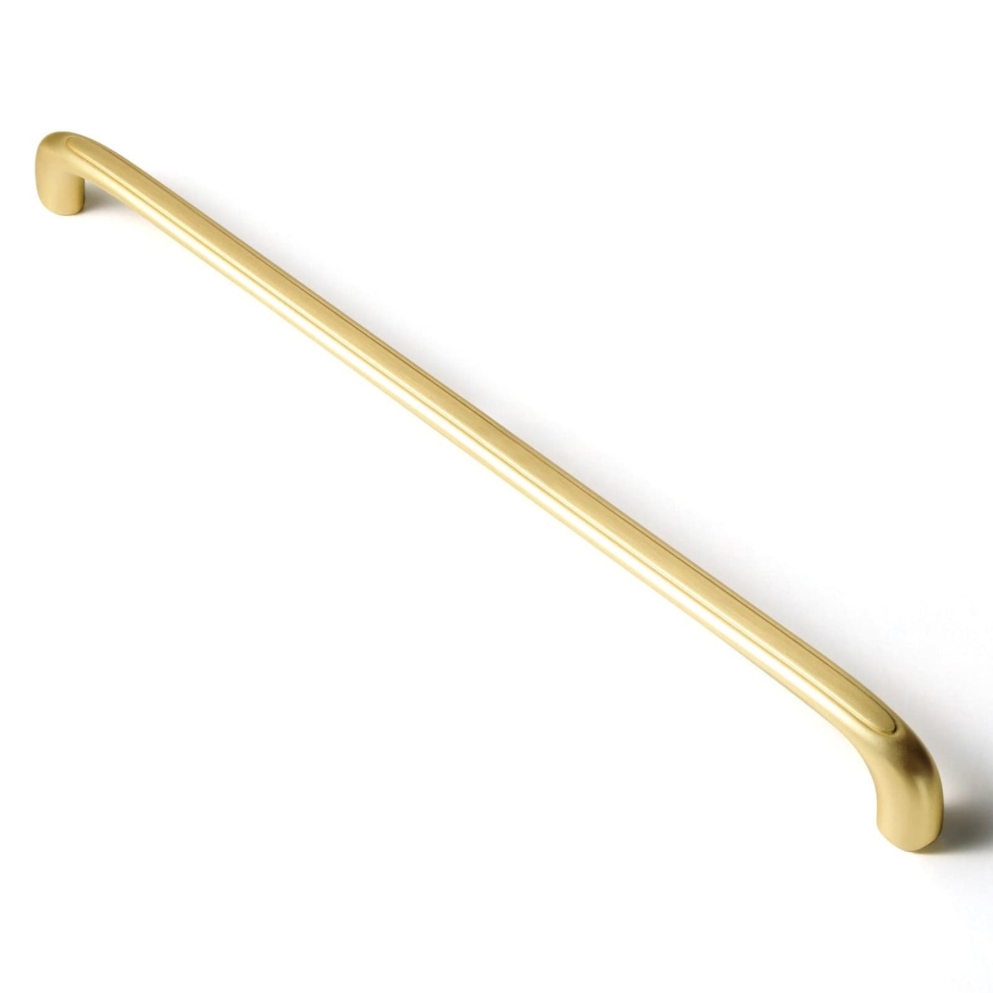 Elegant Antique and Brushed Brass Bar Pull Cabinet Handles with Unique Design 6 Pack