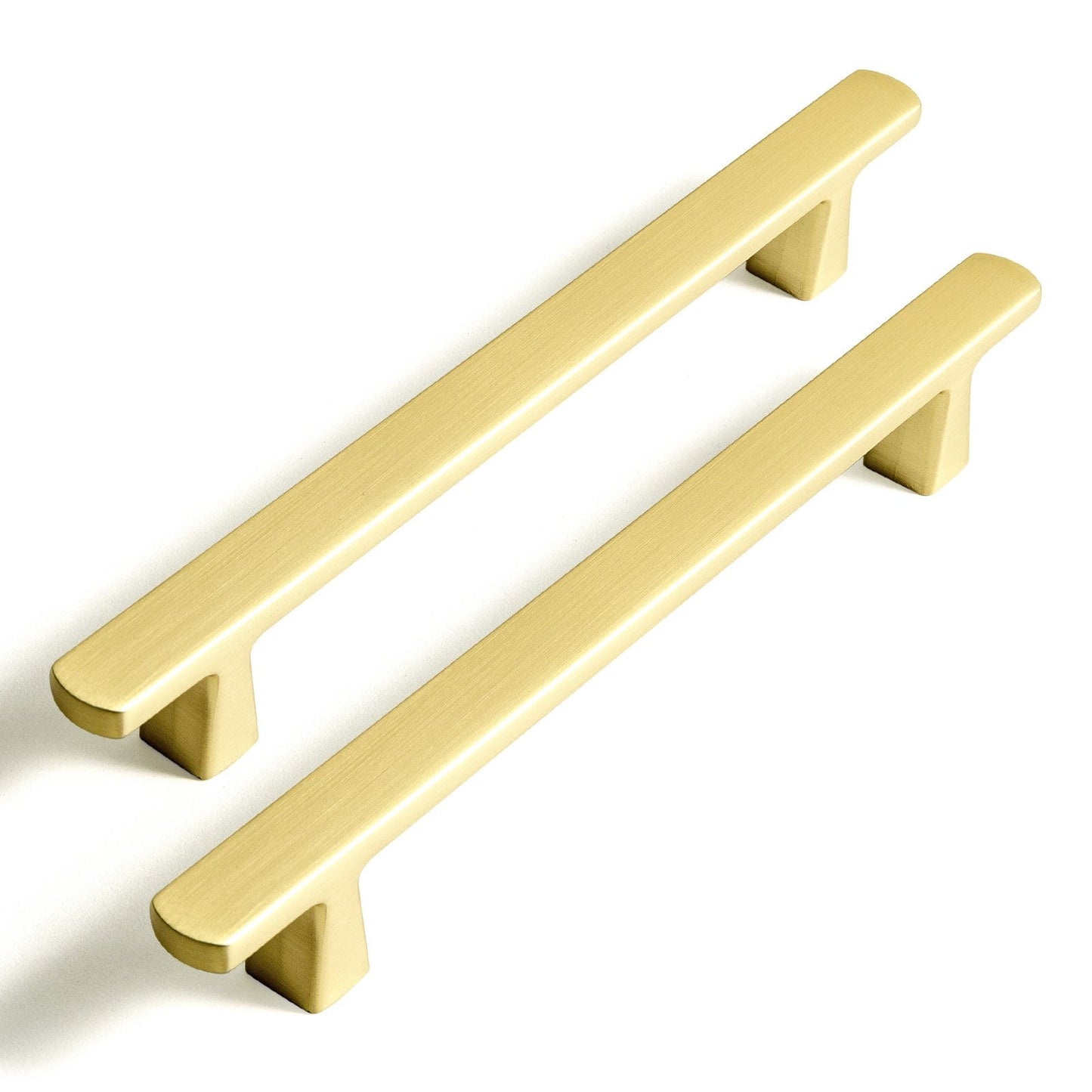 Retro Brass Long Cabinet Handles Luxury Cabinet Pull Hardware for Kitchen 6 Pack