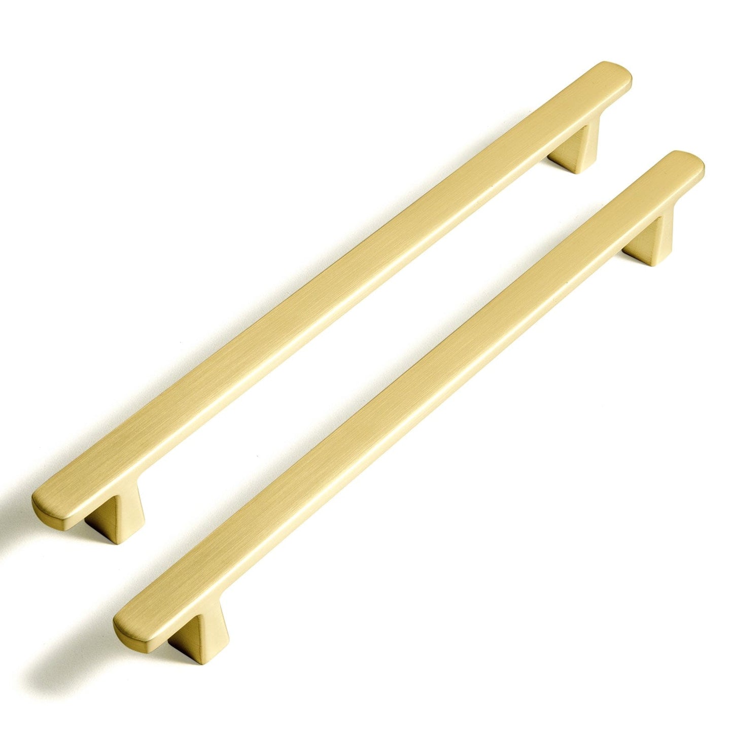 Retro Brass Long Cabinet Handles Luxury Cabinet Pull Hardware for Kitchen 6 Pack