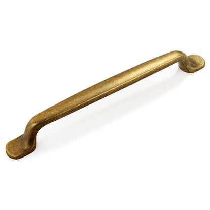 Mid-Century Modern Arch Cabinet Pulls Antique Brass Kitchen Hardware 6 Pack