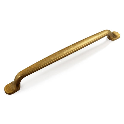 Mid-Century Modern Arch Cabinet Pulls Antique Brass Kitchen Hardware 6 Pack