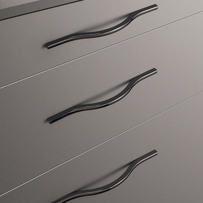 Modern Wardrobe Cabinet Pulls Luxurious Drawer Pull Dual Mount 6 Pack