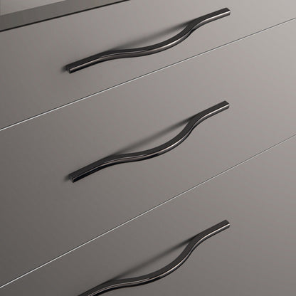 Modern Wardrobe Cabinet Pulls Luxurious Drawer Pull Dual Mount 6 Pack