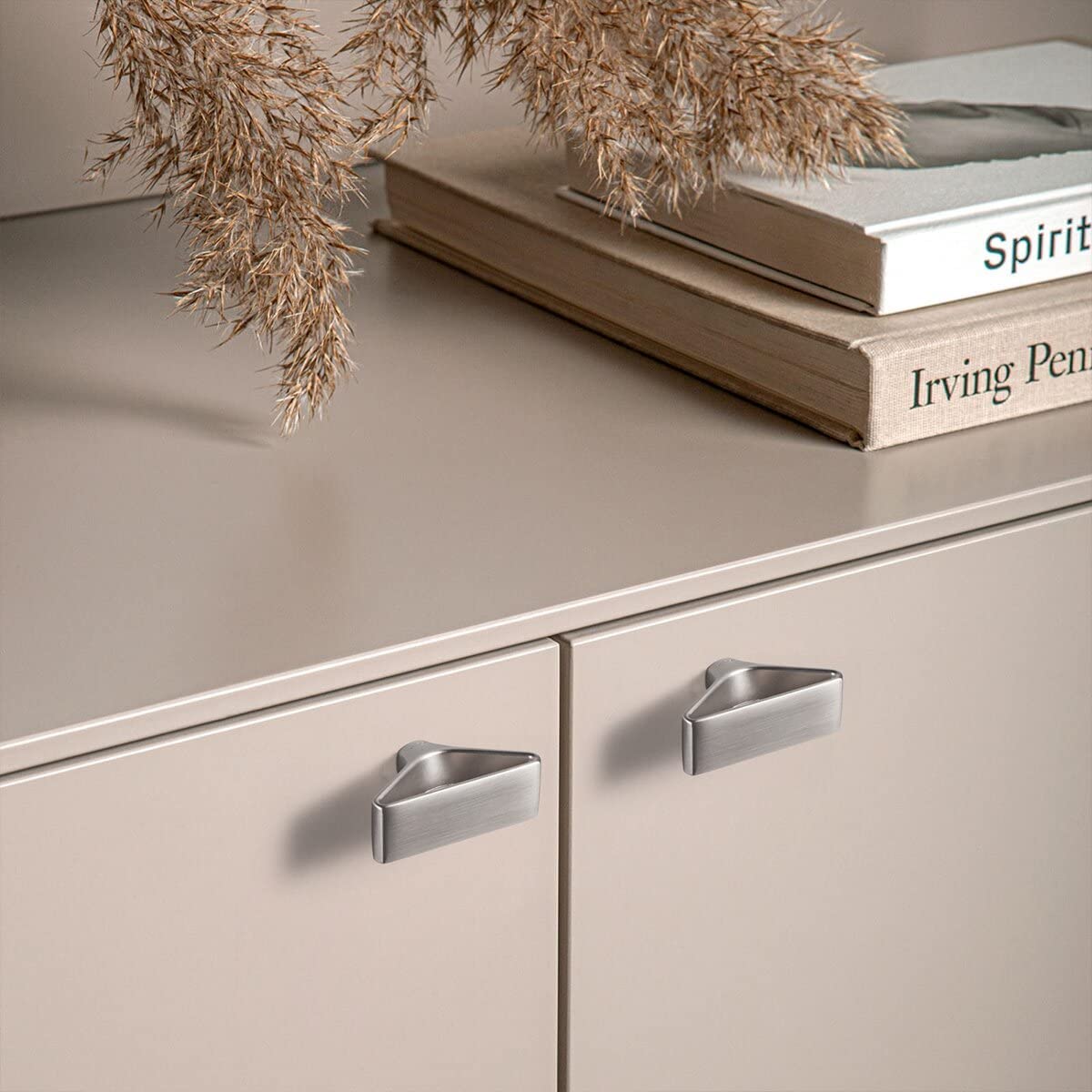 No-fingerprint Wardrobe Pulls Modern Unique Hollow Knobs Cabinet Pulls 6 Pack