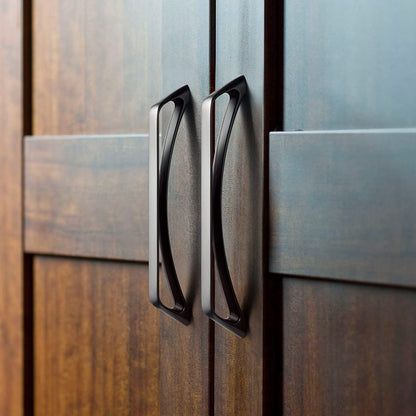 No-fingerprint Wardrobe Pulls Modern Unique Hollow Knobs Cabinet Pulls 6 Pack