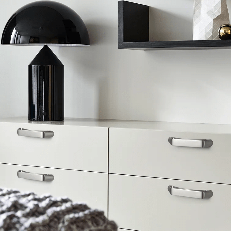 No-fingerprint Wardrobe Pulls Modern Unique Hollow Knobs Cabinet Pulls 6 Pack