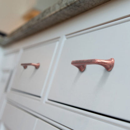 Retro Drawer Pulls Vintage Hardware Mid-Century Dresser Bar Pulls 6 Pack