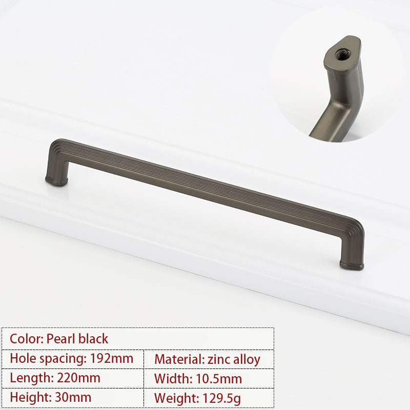 Stripes Kitchen Cabinet Handles Brushed Wardrobe Drawer Pulls